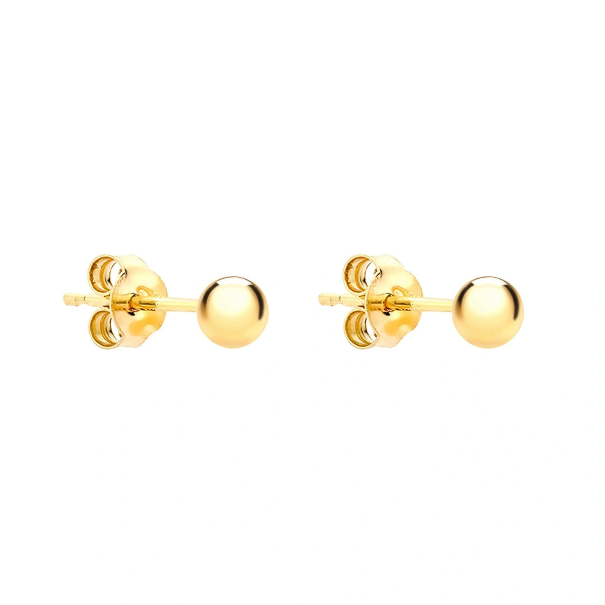 Zeloria Polished Gold Earrings alternate view